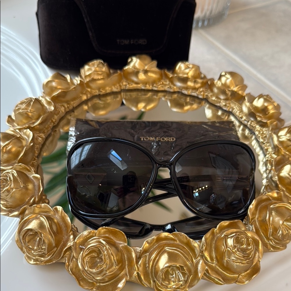 Tom Ford Black Oversized Sunglasses